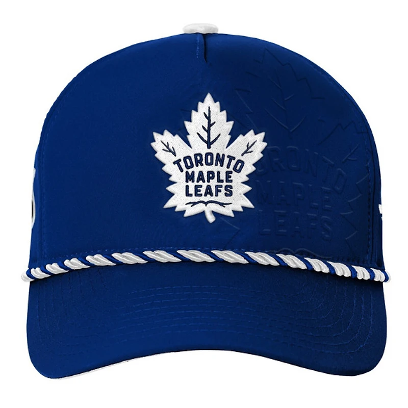 Authentic Pro 2026 Podium Maple Leafs de Toronto - Casquette ajustable pour junior