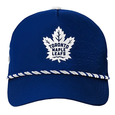 Authentic Pro 2026 Podium Maple Leafs de Toronto - Casquette ajustable pour junior