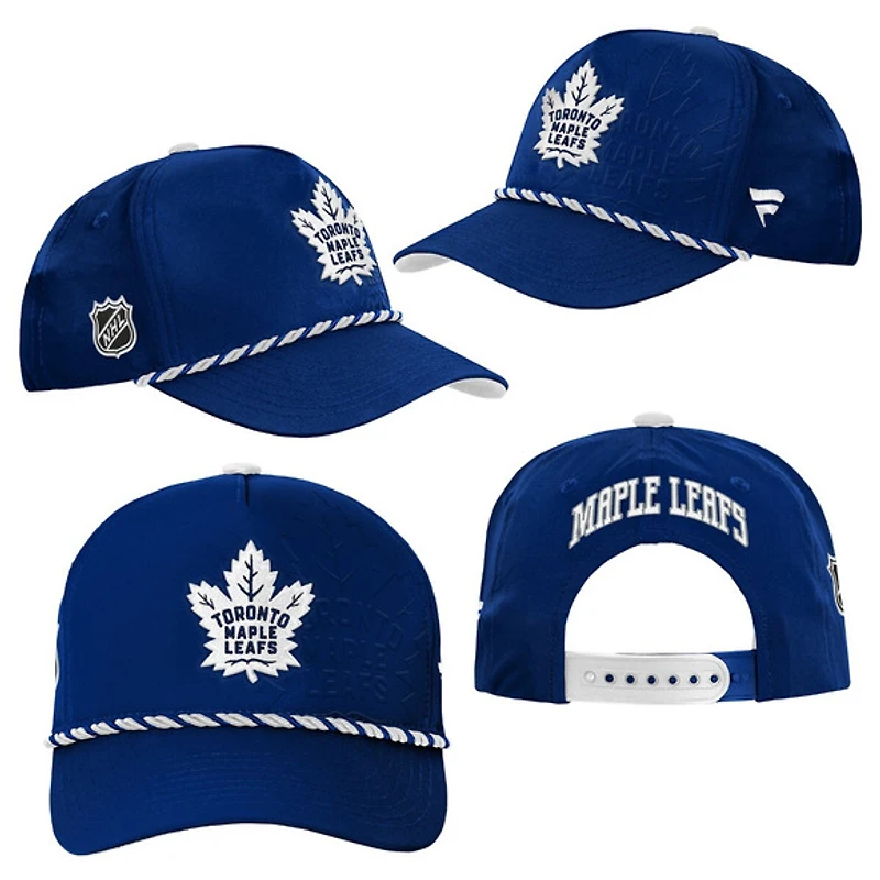 Authentic Pro 2026 Podium Maple Leafs de Toronto - Casquette ajustable pour junior