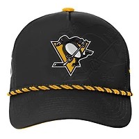 Authentic Pro 2026 Podium Penguins de Pittsburgh - Casquette ajustable pour junior