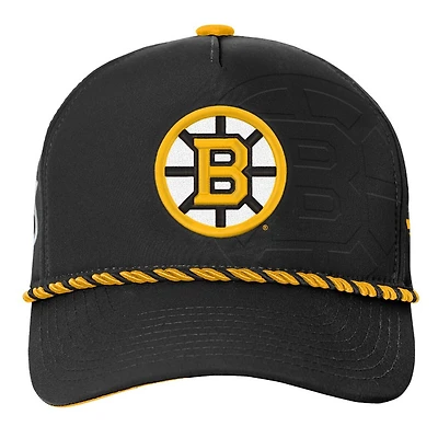 Authentic Pro 2026 Podium Bruins de Boston - Casquette ajustable pour junior