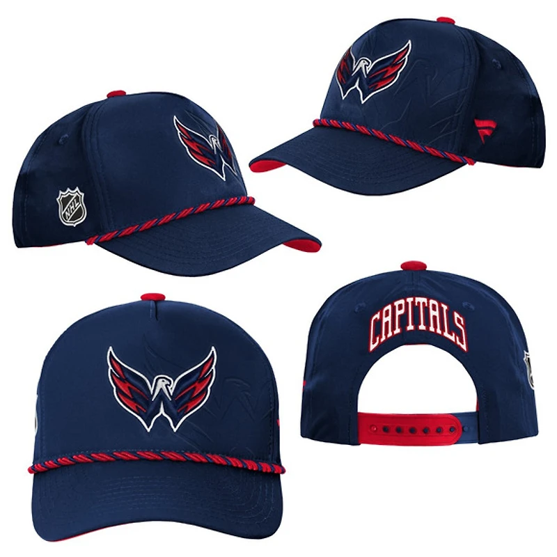 Authentic Pro 2026 Podium Capitals de Washington - Casquette ajustable pour junior