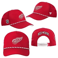Authentic Pro 2026 Podium Red Wings de Detroit - Casquette ajustable pour junior