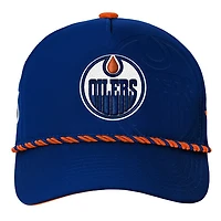 Authentic Pro 2026 Podium Oilers d'Edmonton - Casquette ajustable pour junior