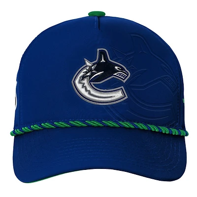 Authentic Pro 2026 Podium Canucks de Vancouver - Casquette ajustable pour junior