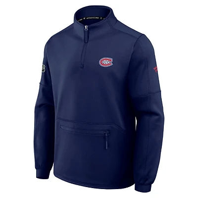 Authentic Pro Rink Montreal Canadiens - Men's Half-Zip Sweatshirt