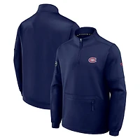 Authentic Pro Rink Montreal Canadiens - Men's Half-Zip Sweatshirt