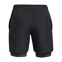 Woven - Short athlétique 2 en 1 pour garçon