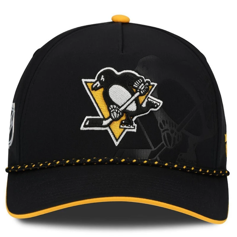 Draft 2026 Authentic Pro Penguins de Pittsburg - Casquette ajustable pour adulte