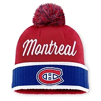 2026 Draft Authentic Pro Montreal Canadiens - Adult Cuffed Beanie with Pompom