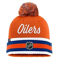 Draft 2026 Authentic Pro Edmonton Oilers - Adult Cuffed Beanie with Pompom