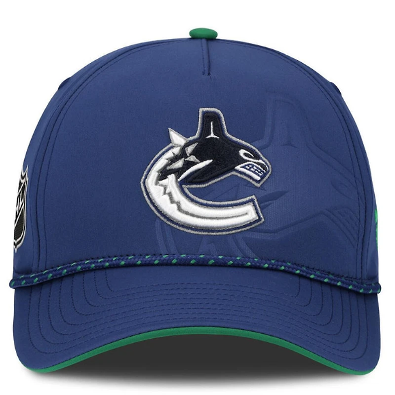Draft 2026 Authentic Pro Canucks de Vancouver - Casquette ajustable pour adulte