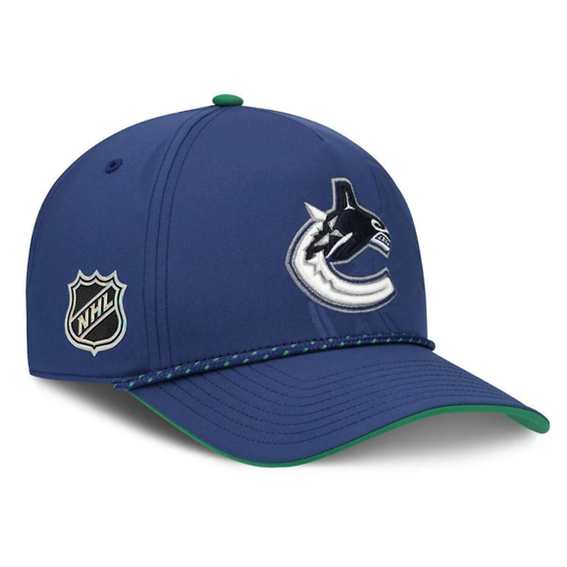 Draft 2026 Authentic Pro Canucks de Vancouver - Casquette ajustable pour adulte