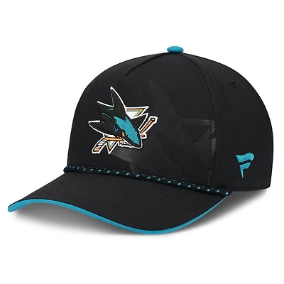 Draft 2026 Authentic Pro Sharks de San Jose - Casquette ajustable pour adulte