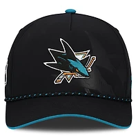 Draft 2026 Authentic Pro Sharks de San Jose - Casquette ajustable pour adulte