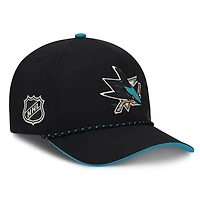Draft 2026 Authentic Pro Sharks de San Jose - Casquette ajustable pour adulte