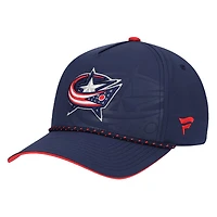 Draft 2026 Authentic Pro Blue Jackets de Columbus - Casquette ajustable pour adulte