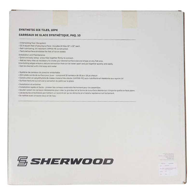 Synthetic Ice - Tuiles pour surface d'entraînement de hockey