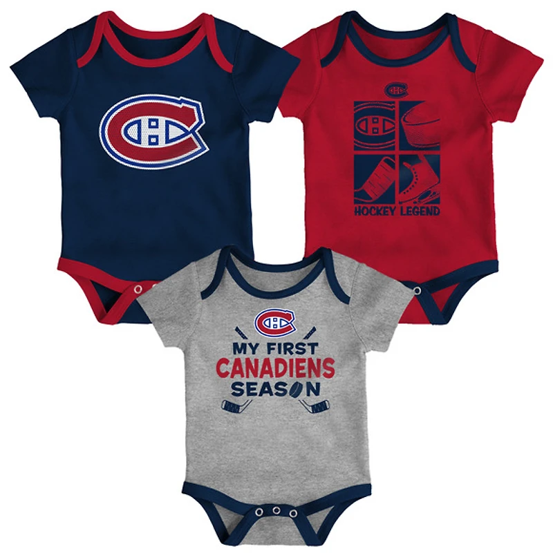 Legend - Ensemble de cache-couche pour bébé (Paquet 3)