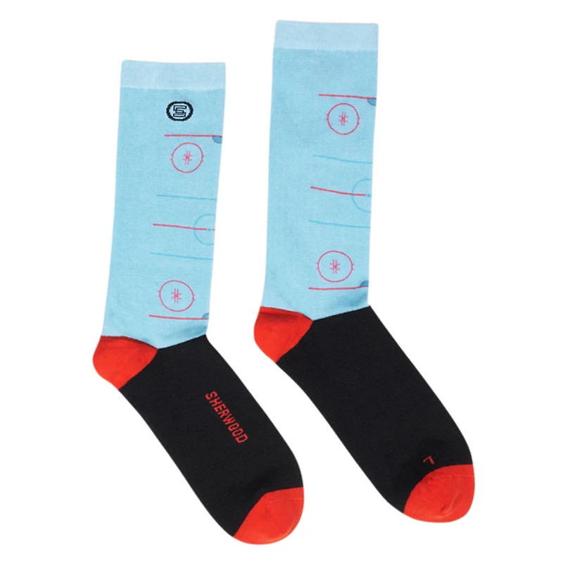 Printed - Men's Casual Crew Socks