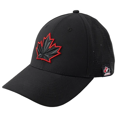 Hockey Canada Performance Blackout - Casquette ajustable pour adulte