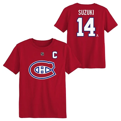 Nick Suzuki Montreal Canadiens - Kids' NHL T-Shirt