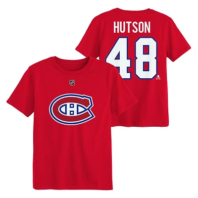 Lane Hutson Montreal Canadiens - Kids' NHL T-Shirt