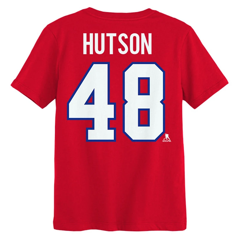 Lane Hutson Montreal Canadiens - Kids' NHL T-Shirt