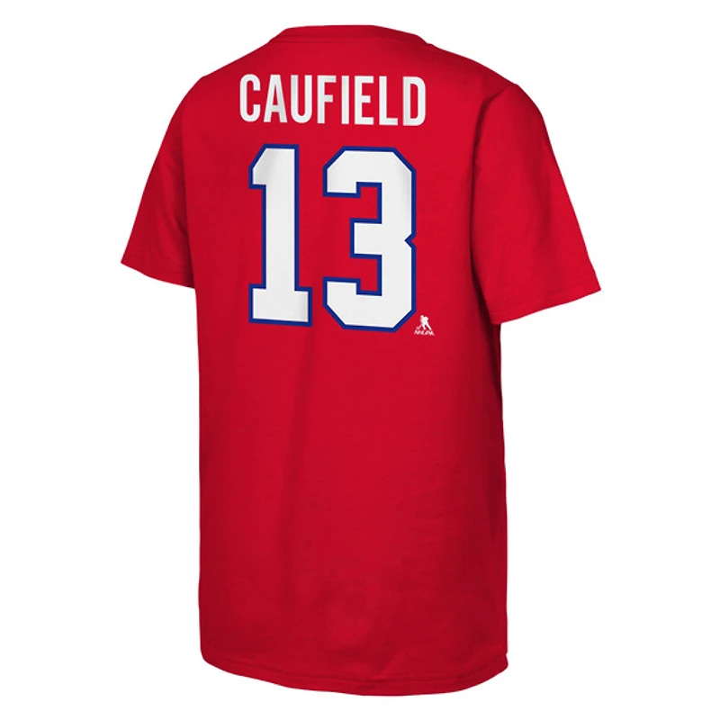 Cole Caufield Canadiens de Montréal - T-shirt la LNH pour junior