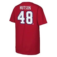 Lane Hutson Canadiens de Montréal - T-shirt de la LNH pour junior