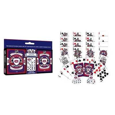 LNH Game Set - Jeux de cartes et dés