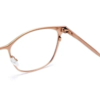 Meryl - Matte Rose Gold Glasses 