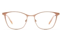 Meryl - Matte Rose Gold Glasses 
