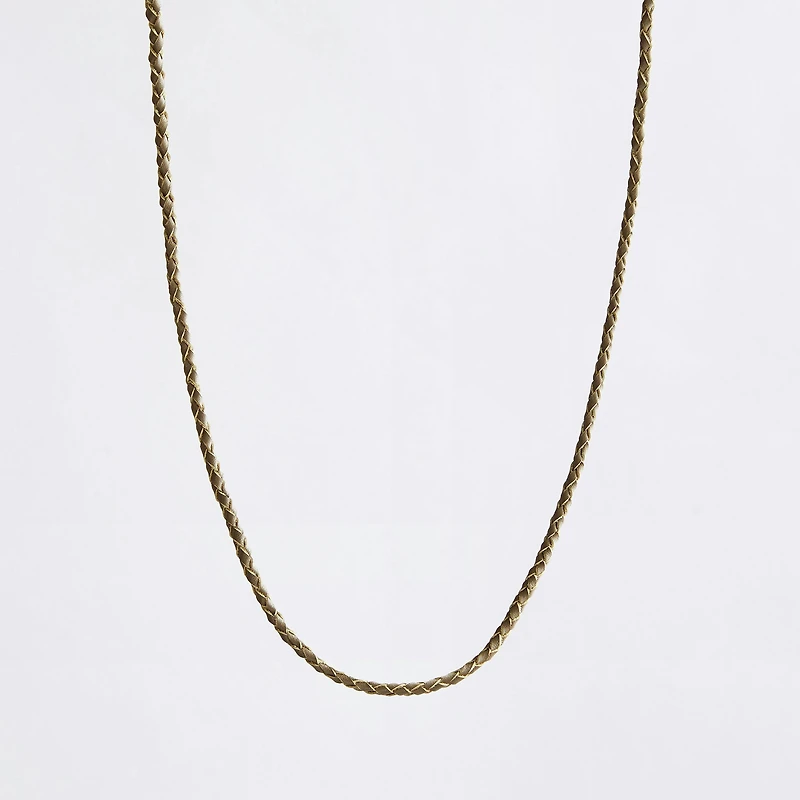 Leather Cord - Khaki 