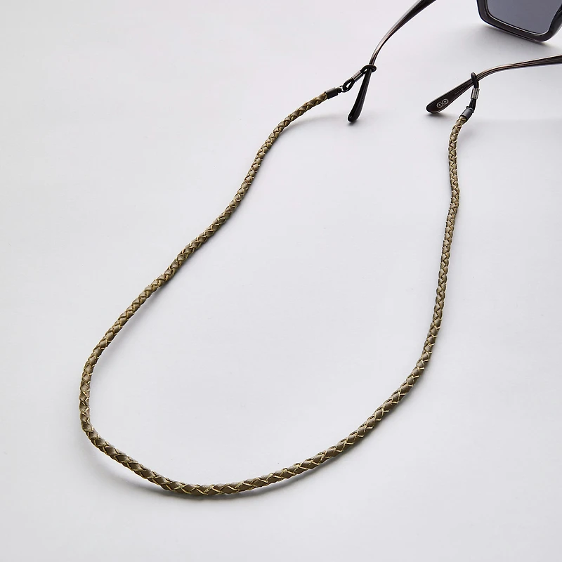 Leather Cord - Khaki 