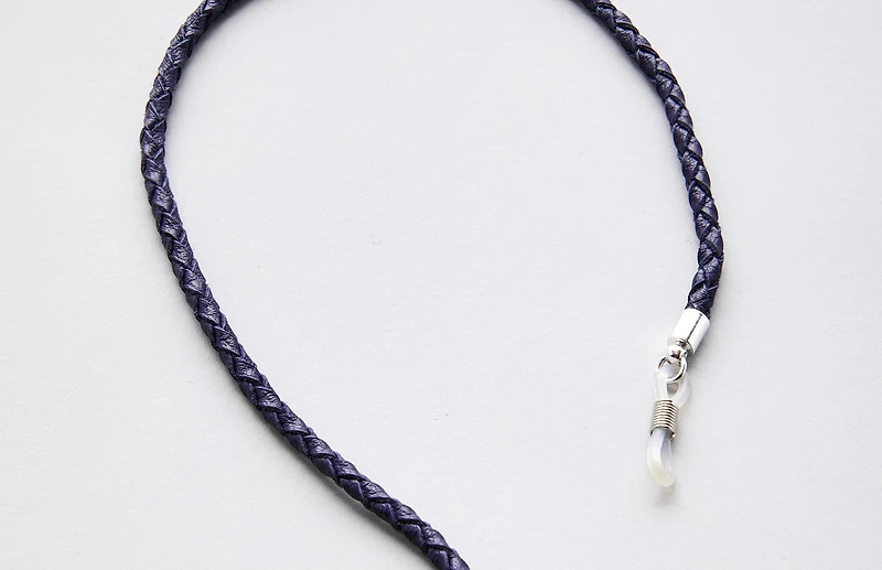 Leather Cord - Navy 