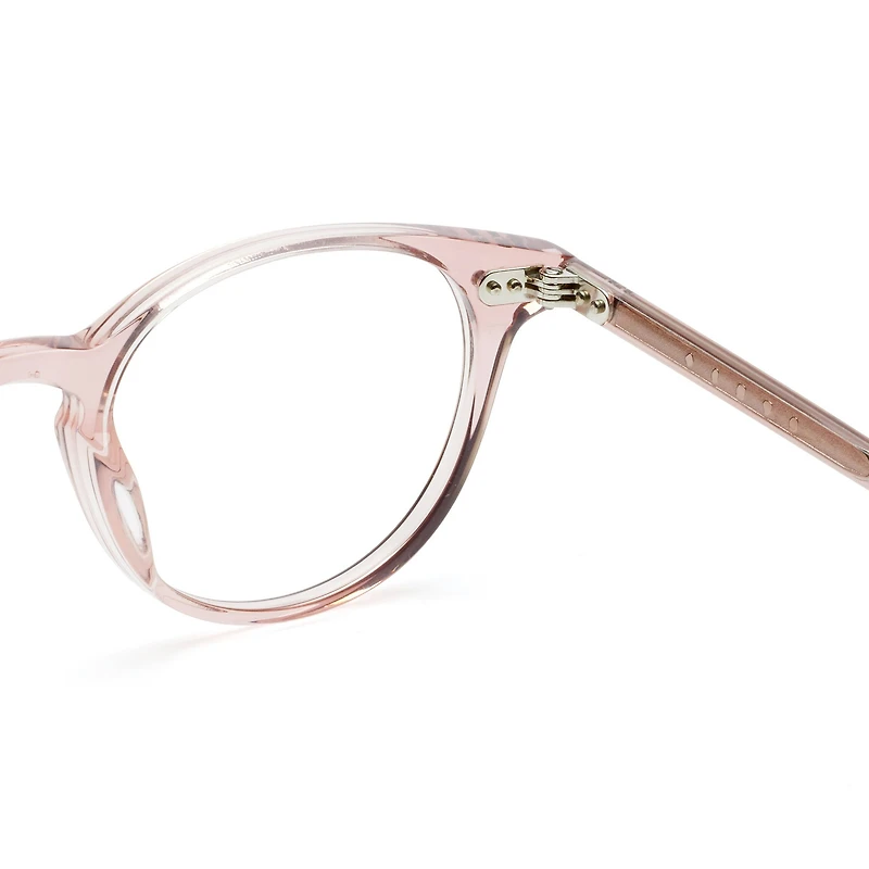 Jane - Pink Hibiscus Glasses 