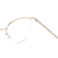 Theodore Semi Rimless - Gold Glasses 