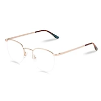 Theodore Semi Rimless - Gold Glasses 