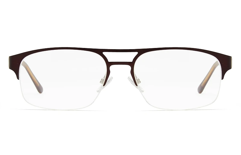 Marshall Semi Rimless - Burgundy Glasses