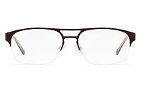 Marshall Semi Rimless - Burgundy Glasses 