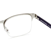 Melvin Semi Rimless - Navy Glasses 