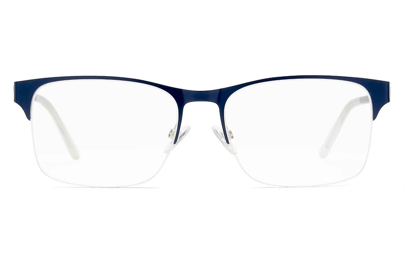 Melvin Semi Rimless - Navy Glasses 