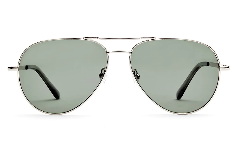 Maverick Sunglasses - Silver 
