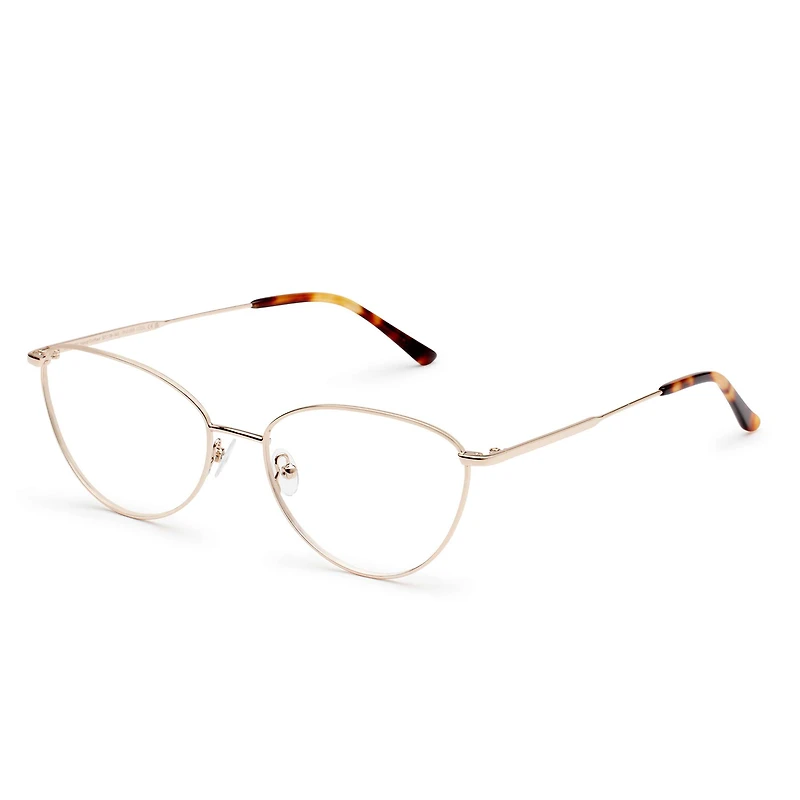 Shirley - Gold Glasses 