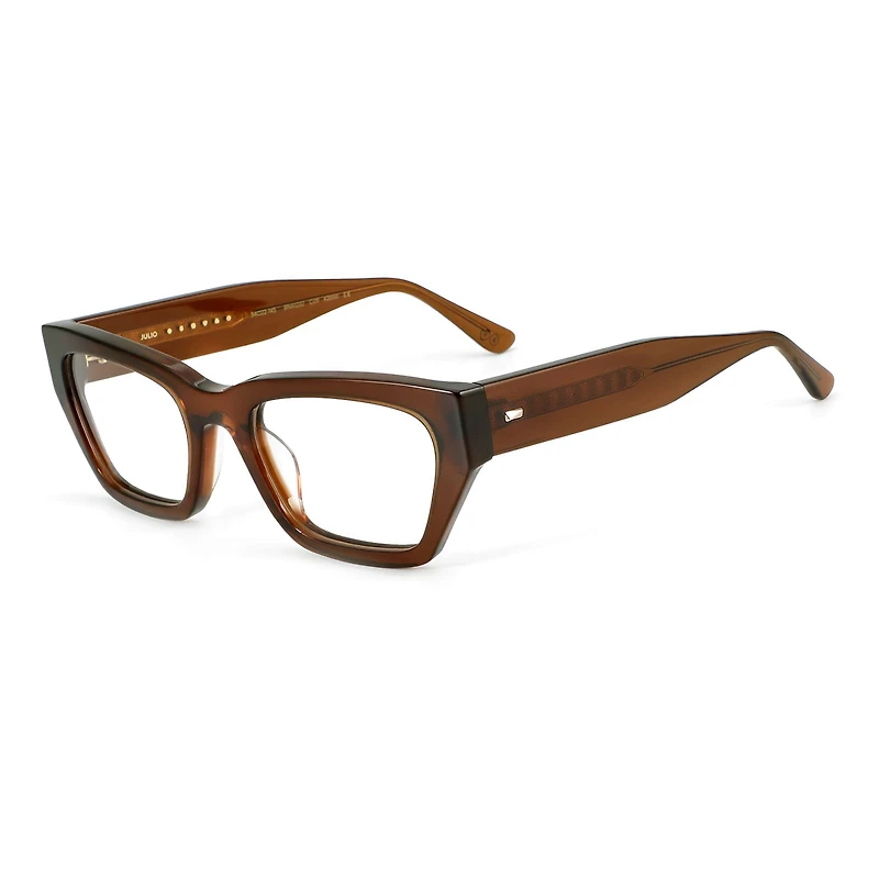 Julio - Chocolate Glasses 