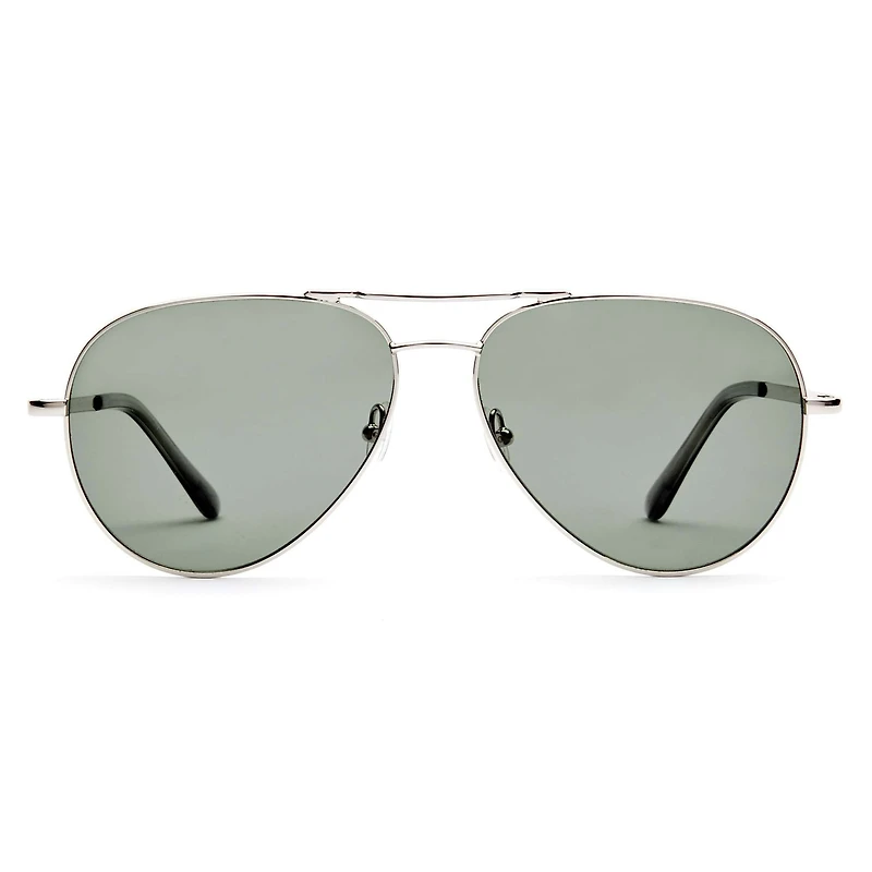 Maverick Sunglasses - Silver 