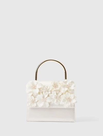 Fifi Flower Top Handle Bag