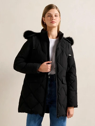 Vienna Mid Length Down Puffer Jacket
