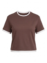 Charlie Contrast Layered Tee